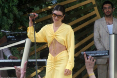 New York,  Lorde performs in New York's Central park for the Good Morning America Concert series.
