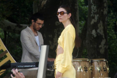 New York,  Lorde performs in New York's Central park for the Good Morning America Concert series.