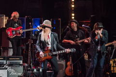 Billy F. Gibbons and Danny Clinch perform at the Fifth Annual Love Rocks NYC benefit concert for God's Love We Deliver at the Beacon Theatre on June 3, 2021 in New York City.