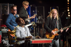 Robert Randolph, Joe Bonamassa and Warren Haynes perform at the Fifth Annual Love Rocks NYC benefit concert for God's Love We Deliver at the Beacon Theatre on June 3, 2021 in New York City.