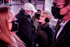 People came to the red steps of Times Square for a Vow Renewal Ceremony, put together by the The Times Square Alliance’s “ Love In Times Square” event on Valentine’s Day in NYC.Comedian Zarna Gargone one of the performers from the My Funny Valentine show at Carolines on Broadway; and a romantic performance of "All I Ask of You" by Julia Udine and Paul A. Schaefer from Broadway's Phantom of the Opera performed. ©Bianca Otero