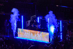 Governor Lieutenant Benjamin commemorates Black History Month by dropping the hockey puck at a New York Rangers game at Madison Square Garden. The Rangers played the Florida Panthers and won 5-2. February 1, 2022.Manhattan, NYC. (C) Bianca Otero