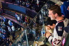 Governor Lieutenant Benjamin commemorates Black History Month by dropping the hockey puck at a New York Rangers game at Madison Square Garden. The Rangers played the Florida Panthers and won 5-2. February 1, 2022.Manhattan, NYC. (C) Bianca Otero