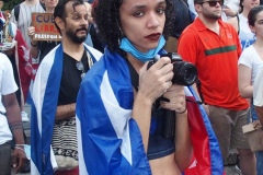 Anti- Cuba March and Rally in New York City.
Cuban Americans march and held a rally in the rain to protest the conditions in Cuba
