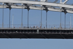 Thursday, May 20, 2021
CMA CGM Marco Polo 
Staten Island, NY
For credit:  Mary DiBiase Blaich

The “CMA CGM Marco Polo”, the largest ship to ever visit the East Coast of the US, sailed into New York harbor this morning, Thursday, May 20, 202..  It passed the Statue of Liberty and lower Manhattan, before turning around and sailing through the Kill Van Kill, and then  under the Bayonne Bridge in route to Port Newark.  School children who attend the Harbor School on Richmond Terrace had an opportunity to cross the street from their building and pose with the ship as it sailed behind them.