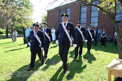 Fr Vincent Capodanno 54th Memorial Mass
September 04, 2021
Ft Wadsworth
Staten Island, NY
Photographs by Mary DiBiase Blaich 

A Mass and ceremony were held on Saturday, 04, 2021 in honor of Father Vincent R Capodanno at Ft Wadsworth, Staten Island.   Fr Capodanno, a native of Staten Island, was a Maryknoll Missionary who served as a chaplain in Vietnam.  He was killed in action while ministering to wounded Marines in combat.  Fr Capodanno
Received the Congressional Medal of Honor for his actions during which he saved several marines.
At the Mass, the Knights of Columbus provided an honor guard.  Members of many local veteran organizations attended as did family members Fr Capodanno, especially Vincent Capodanno, a nephew who spoke after the Mass.  The communion gifts were brought to the altar by two Marines who were with Fr Capodanno in Vietnam.  The Mass was con celebrated by Rev Louis Jerome and Msgr Peter Finn.
Following the Mass, wreaths were placed in front of a statue of Fr Capodanno outside the chapel at Fr Wadsworth that is named for him.