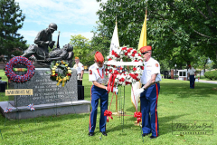 Fr Vincent Capodanno 54th Memorial Mass
September 04, 2021
Ft Wadsworth
Staten Island, NY
Photographs by Mary DiBiase Blaich 

A Mass and ceremony were held on Saturday, 04, 2021 in honor of Father Vincent R Capodanno at Ft Wadsworth, Staten Island.   Fr Capodanno, a native of Staten Island, was a Maryknoll Missionary who served as a chaplain in Vietnam.  He was killed in action while ministering to wounded Marines in combat.  Fr Capodanno
Received the Congressional Medal of Honor for his actions during which he saved several marines.
At the Mass, the Knights of Columbus provided an honor guard.  Members of many local veteran organizations attended as did family members Fr Capodanno, especially Vincent Capodanno, a nephew who spoke after the Mass.  The communion gifts were brought to the altar by two Marines who were with Fr Capodanno in Vietnam.  The Mass was con celebrated by Rev Louis Jerome and Msgr Peter Finn.
Following the Mass, wreaths were placed in front of a statue of Fr Capodanno outside the chapel at Fr Wadsworth that is named for him.