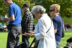 Fr Vincent Capodanno 54th Memorial Mass
September 04, 2021
Ft Wadsworth
Staten Island, NY
Photographs by Mary DiBiase Blaich 

A Mass and ceremony were held on Saturday, 04, 2021 in honor of Father Vincent R Capodanno at Ft Wadsworth, Staten Island.   Fr Capodanno, a native of Staten Island, was a Maryknoll Missionary who served as a chaplain in Vietnam.  He was killed in action while ministering to wounded Marines in combat.  Fr Capodanno
Received the Congressional Medal of Honor for his actions during which he saved several marines.
At the Mass, the Knights of Columbus provided an honor guard.  Members of many local veteran organizations attended as did family members Fr Capodanno, especially Vincent Capodanno, a nephew who spoke after the Mass.  The communion gifts were brought to the altar by two Marines who were with Fr Capodanno in Vietnam.  The Mass was con celebrated by Rev Louis Jerome and Msgr Peter Finn.
Following the Mass, wreaths were placed in front of a statue of Fr Capodanno outside the chapel at Fr Wadsworth that is named for him.