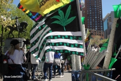 NEW YORK -May Day Rallies and Protests at Various locations in  Manhattan from worker safety,Marijuanajustice, Defund NATO, free political prisoners, many groups take to the streets to protest
