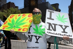 NEW YORK -May Day Rallies and Protests at Various locations in  Manhattan from worker safety,Marijuanajustice, Defund NATO, free political prisoners, many groups take to the streets to protest