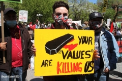 NEW YORK -May Day Rallies and Protests at 
Various locations in  Manhattan from worker safety,Marijuana
justice, Defund NATO, free political prisoners, many groups take to the streets to protest