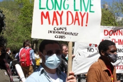 NEW YORK -May Day Rallies and Protests at 
Various locations in  Manhattan from worker safety,Marijuana
justice, Defund NATO, free political prisoners, many groups take to the streets to protest
