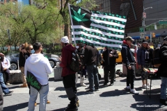 NEW YORK -May Day Rallies and Protests at 
Various locations in  Manhattan from worker safety,Marijuana
justice, Defund NATO, free political prisoners, many groups take to the streets to protest