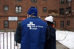 NEW YORK—? Mayor de Blasio today announced a three-pronged plan to vaccinate homebound seniors and the essential frontline home care workers who care for them. Beginning next week, the City will launch on-site senior vaccination clinics and, with the arrival of the Johnson & Johnson vaccine in March, stand up a vaccination drive for homebound seniors. To minimize risk for homebound seniors throughout the month of February, the City will aim to vaccinate 25,000 home health aides over the next month, offering dedicated appointments in the areas where they live and work.