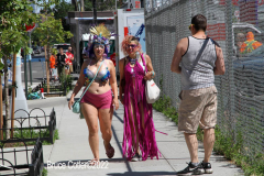 June 15,2022    NEW YORK  
The 40th Annual Mermaid Parade. returned after a two year absence due to Covid. Revelers Dance in the streets while groups of of musicians / bands play while marching along the parade route