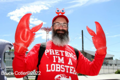 June 15,2022    NEW YORK  
The 40th Annual Mermaid Parade. returned after a two year absence due to Covid. Revelers Dance in the streets while groups of of musicians / bands play while marching along the parade route