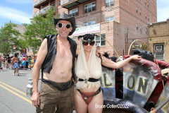 June 15,2022    NEW YORK  
The 40th Annual Mermaid Parade. returned after a two year absence due to Covid. Revelers Dance in the streets while groups of of musicians / bands play while marching along the parade route