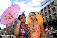 June 15,2022    NEW YORK  
The 40th Annual Mermaid Parade. returned after a two year absence due to Covid. Revelers Dance in the streets while groups of of musicians / bands play while marching along the parade route
