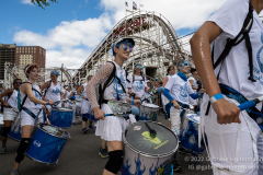 After a two-year pandemic hiatus, the famous Coney Island Mermaid Parade returns to Brooklyn, New York, on June 18, 2022. Photo by Gabriele Holtermann/Sipa USA