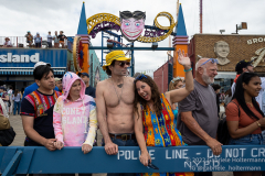 After a two-year pandemic hiatus, the famous Coney Island Mermaid Parade returns to Brooklyn, New York, on June 18, 2022. Photo by Gabriele Holtermann/Sipa USA