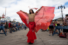 After a two-year pandemic hiatus, the famous Coney Island Mermaid Parade returns to Brooklyn, New York, on June 18, 2022. Photo by Gabriele Holtermann/Sipa USA