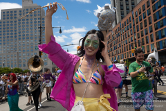 After a two-year pandemic hiatus, the famous Coney Island Mermaid Parade returns to Brooklyn, New York, on June 18, 2022. Photo by Gabriele Holtermann/Sipa USA