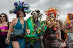 After a two-year pandemic hiatus, the famous Coney Island Mermaid Parade returns to Brooklyn, New York, on June 18, 2022. Photo by Gabriele Holtermann/Sipa USA