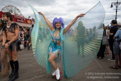 After a two-year pandemic hiatus, the famous Coney Island Mermaid Parade returns to Brooklyn, New York, on June 18, 2022. Photo by Gabriele Holtermann/Sipa USA