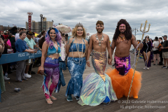 After a two-year pandemic hiatus, the famous Coney Island Mermaid Parade returns to Brooklyn, New York, on June 18, 2022. Photo by Gabriele Holtermann/Sipa USA