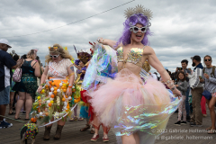 After a two-year pandemic hiatus, the famous Coney Island Mermaid Parade returns to Brooklyn, New York, on June 18, 2022. Photo by Gabriele Holtermann/Sipa USA