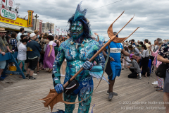 After a two-year pandemic hiatus, the famous Coney Island Mermaid Parade returns to Brooklyn, New York, on June 18, 2022. Photo by Gabriele Holtermann/Sipa USA