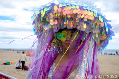 The Coney Island Mermaid parade returned for its 40th year after being canceled for two years due to Covid restrictions. Thousands turned out for the nations largest ocean themed art parade.
Photo By Syndi Pilar