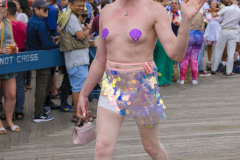 The Coney Island Mermaid parade returned for its 40th year after being canceled for two years due to Covid restrictions. Thousands turned out for the nations largest ocean themed art parade.
Photo By Syndi Pilar