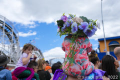 The Coney Island Mermaid parade returned for its 40th year after being canceled for two years due to Covid restrictions. Thousands turned out for the nations largest ocean themed art parade.
Photo By Syndi Pilar