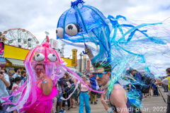 The Coney Island Mermaid parade returned for its 40th year after being canceled for two years due to Covid restrictions. Thousands turned out for the nations largest ocean themed art parade.
Photo By Syndi Pilar