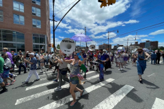 June 18 2022    NEW YORK  
Thousands gather at this year, the 40th annual Mermaid Parade, Coney Island, NYC. 
This year's parade is the first since the COVID pandemic which has let New Yorkers find artistic self-expression in public held since 1983.

Photos by Yunghi Kim / Contact Press Images.