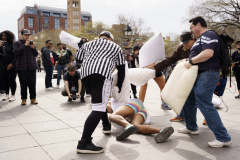 Mini Pillow Fight Washington Square Park
Photo by Lori Hillsberg