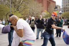 Mini Pillow Fight Washington Square Park
Photo by Lori Hillsberg