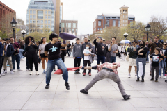 Mini Pillow Fight Washington Square Park
Photo by Lori Hillsberg