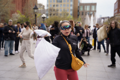 Mini Pillow Fight Washington Square Park
Photo by Lori Hillsberg
