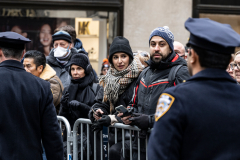 Police Officer Wilbert Mora was laid to rest 2/2/22 after being posthumously promoted to Detective First Grade, and eulogized at St. Patrick’s Cathedral. Thousands of police from all parts of the country lined Fifth Ave. as the procession carrying Detective Mora passed.  Mora was gunned down along with his partner Jason Rivera, who passed away a few days earlier.