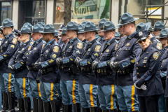 Police Officer Wilbert Mora was laid to rest 2/2/22 after being posthumously promoted to Detective First Grade, and eulogized at St. Patrick’s Cathedral. Thousands of police from all parts of the country lined Fifth Ave. as the procession carrying Detective Mora passed.  Mora was gunned down along with his partner Jason Rivera, who passed away a few days earlier.