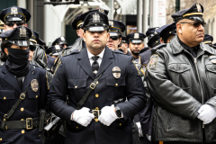 Police Officer Wilbert Mora was laid to rest 2/2/22 after being posthumously promoted to Detective First Grade, and eulogized at St. Patrick’s Cathedral. Thousands of police from all parts of the country lined Fifth Ave. as the procession carrying Detective Mora passed.  Mora was gunned down along with his partner Jason Rivera, who passed away a few days earlier.