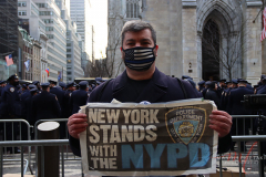 Funeral for Police Officer Wilbert Mora that was laid to rest February 02 , 2022 at St. Patrick's Cathedral, New York.