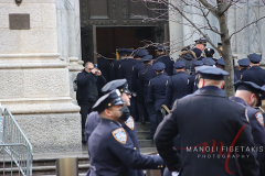 Funeral for Police Officer Wilbert Mora that was laid to rest February 02 , 2022 at St. Patrick's Cathedral, New York.