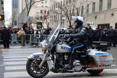 Funeral for Police Officer Wilbert Mora that was laid to rest February 02 , 2022 at St. Patrick's Cathedral, New York.