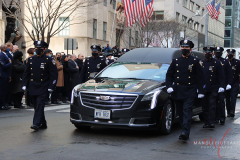 Funeral for Police Officer Wilbert Mora that was laid to rest February 02 , 2022 at St. Patrick's Cathedral, New York.