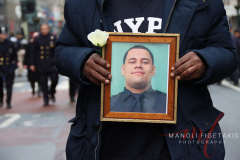 Funeral for Police Officer Wilbert Mora that was laid to rest February 02 , 2022 at St. Patrick's Cathedral, New York.
