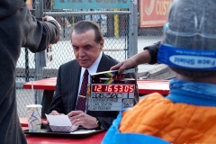 New York- Filming in Coney Island  season 2 of the Godfather of Harlem tells the "true story of infamous crime boss Bumpy Johnson, who in the early 1960s returned from ten years in prison to find the neighborhood he once ruled in shambles. With the streets controlled by the Italian mob, Bumpy must take on the Genovese crime family to regain control. filming today was Forest Whitaker  , Chaz Palminteri, Bo Dietl.