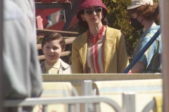 NEW YORK   The Cast of The Marvelous Mrs. Maisel films season 4 in Coney Island Amusement park. The show in set in the late 1950's to the early 1960's
Marin Hinkle